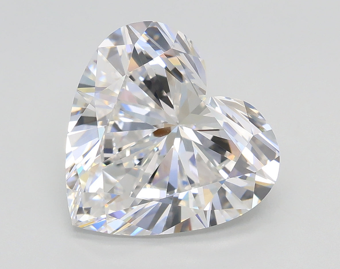 Lab-Grown 3.52 Carat Heart Shape Diamond color E Clarity VVS2 With GIA Certificate, precious stones, engagement diamonds
