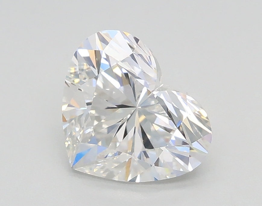 Lab-Grown 1.21 Carat Heart Shape Diamond color E Clarity VS1, precious stones, engagement diamonds