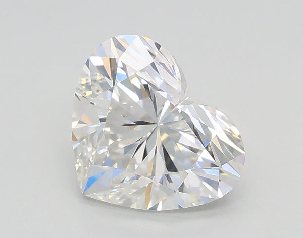 Lab-Grown 1.21 Carat Heart Shape Diamond color E Clarity VS1, precious stones, engagement diamonds