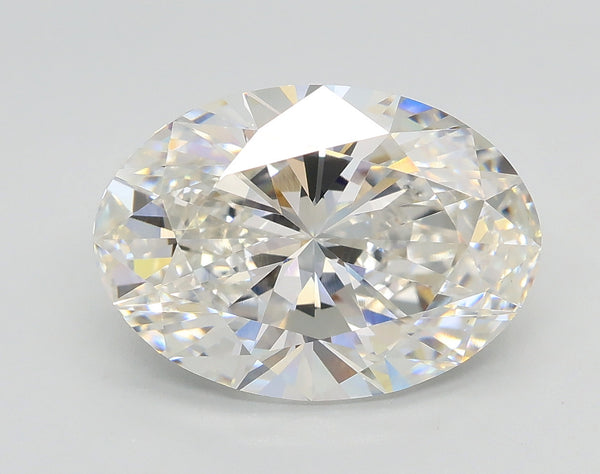 Lab-Grown 4.01 Carat Oval Shape Diamond color F Clarity VS1, precious stones, engagement diamonds