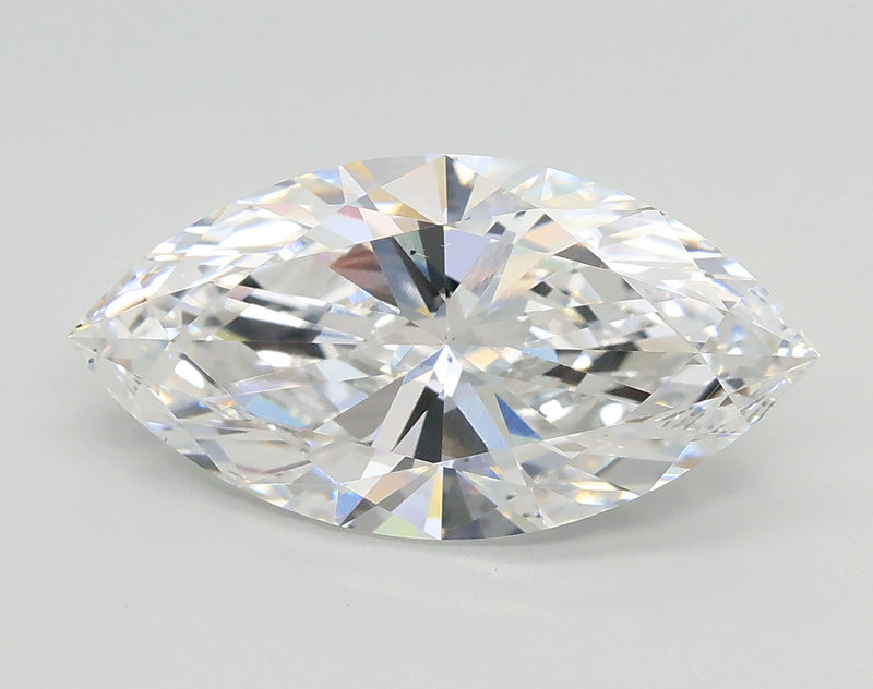 Lab-Grown 2.70 Carat Marquis Shape Diamond color E Clarity VS1, precious stones, engagement diamonds