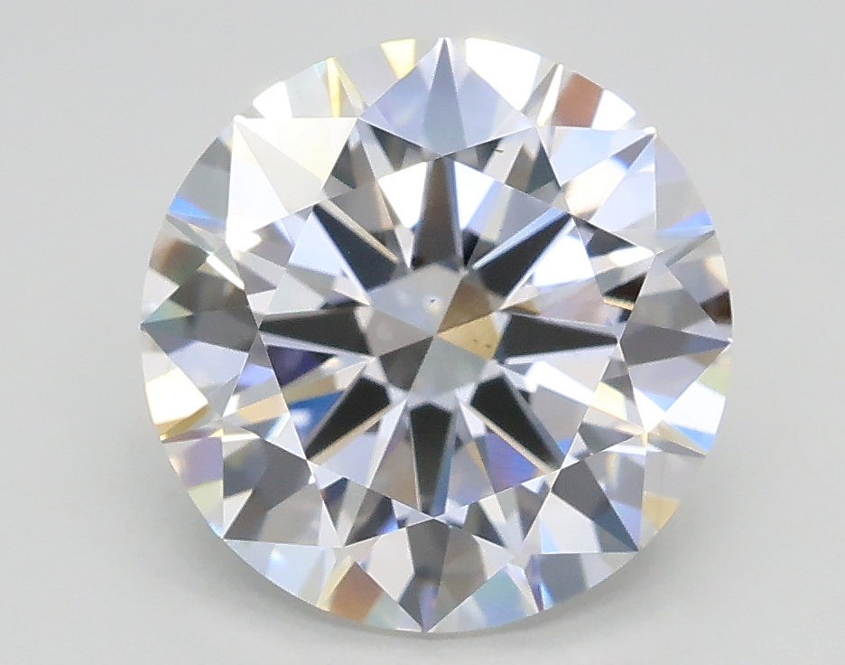 Lab-Grown 2.55 Carat Round Brilliant Diamond color E Clarity VS1, precious stones, engagement diamonds