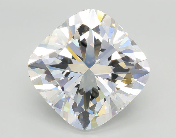 Lab-Grown 7.08 Carat Cushion Modified Brilliant Cut Diamond color F Clarity VS1, precious stones, engagement diamonds
