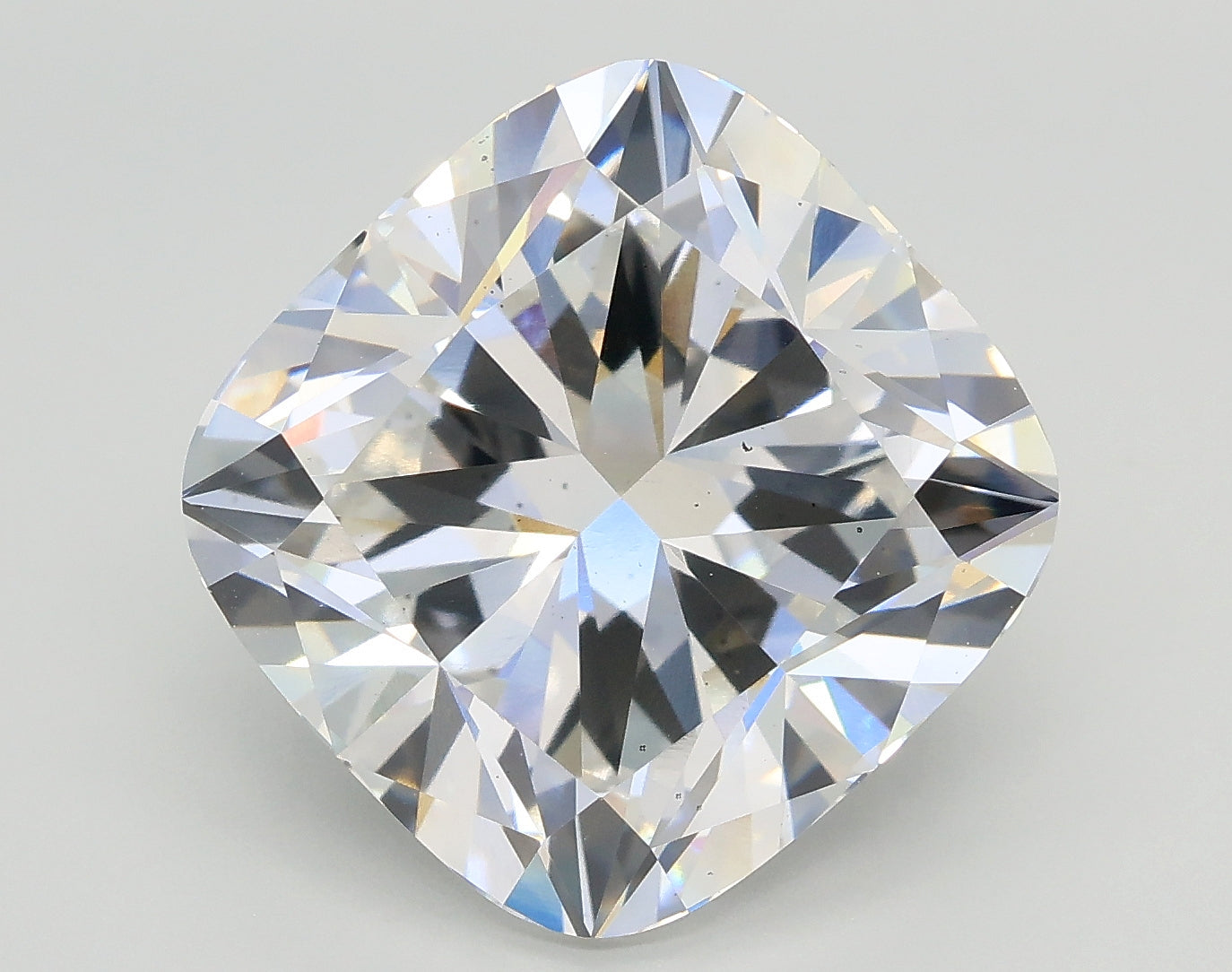 Lab-Grown 7.55 Carat Cushion Modified Brilliant Cut Diamond color F Clarity VS2, precious stones, engagement diamonds
