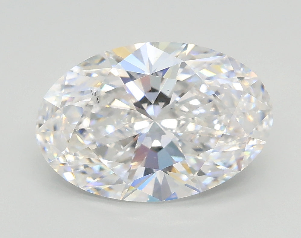 Lab-Grown 2.07 Carat Oval Shape Diamond color D Clarity VS2, precious stones, engagement diamonds