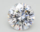 Lab-Grown 1.52 Carat Round Brilliant Diamond color E Clarity VS2, precious stones, engagement diamonds