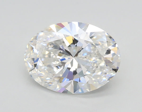 Lab-Grown 2.01 Carat Oval Shape Diamond color E Clarity VS1, precious stones, engagement diamonds