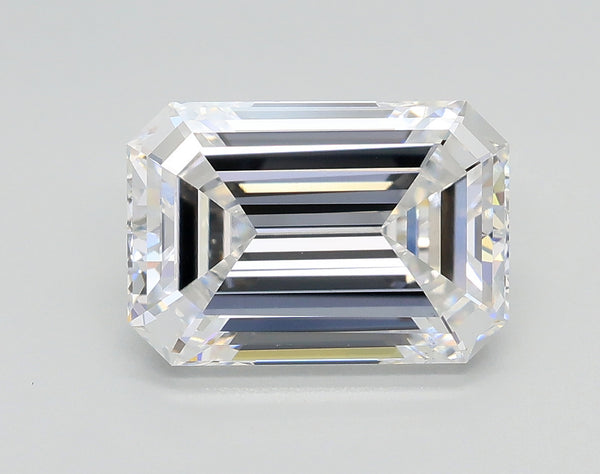 Lab-Grown 3.01 Carat Emerald Cut Diamond color D Clarity VS1, precious stones, engagement diamonds