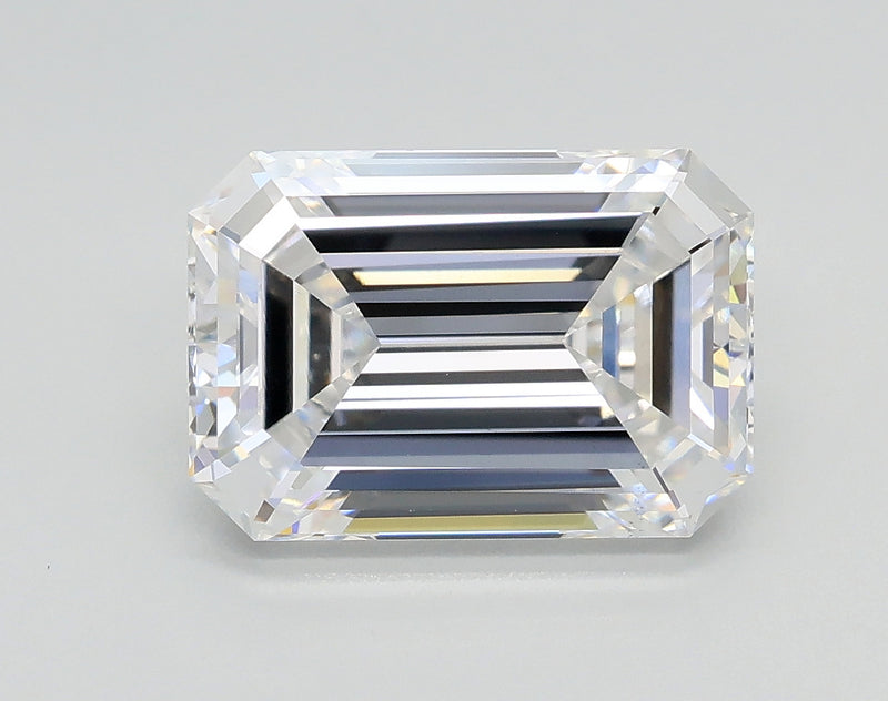 Lab-Grown 3.01 Carat Emerald Cut Diamond color D Clarity VS1, precious stones, engagement diamonds