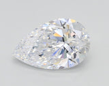 Lab-Grown 1.01 Carat Pear Shape Diamond color D Clarity VVS2, precious stones, engagement diamonds