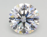 Lab-Grown 3.77 Carat Round Brilliant Diamond color F Clarity VS2, precious stones, engagement diamonds