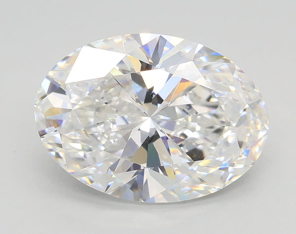 Lab-Grown 3.08 Carat Oval Shape Diamond color D Clarity VVS2, precious stones, engagement diamonds