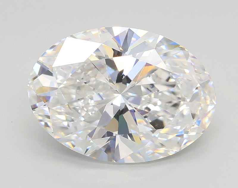 Lab-Grown 3.08 Carat Oval Shape Diamond color D Clarity VVS2, precious stones, engagement diamonds