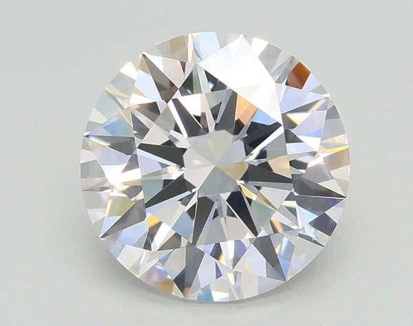 Lab-Grown 2.57 Carat Round Brilliant Diamond color F Clarity VVS2, precious stones, engagement diamonds