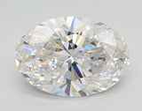 Lab-Grown 3.53 Carat Oval Shape Diamond color F Clarity VS1, precious stones, engagement diamonds