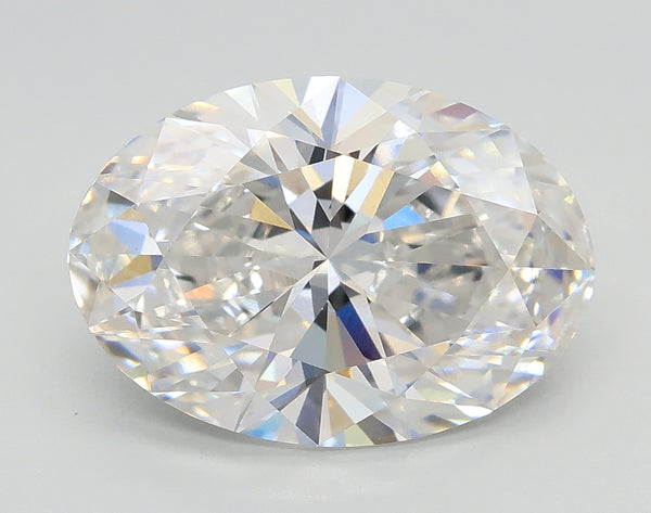 Lab-Grown 3.53 Carat Oval Shape Diamond color F Clarity VS1, precious stones, engagement diamonds