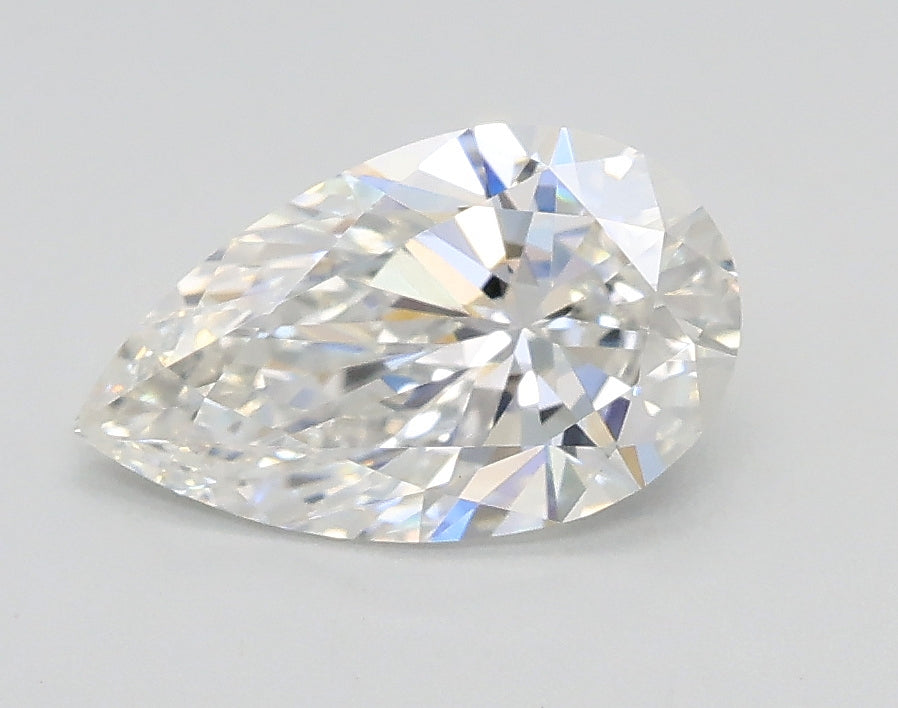 Lab-Grown 1.01 Carat Pear Shape Diamond color F Clarity VVS2, precious stones, engagement diamonds