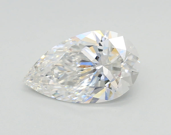 Lab-Grown 1.54 Carat Pear Shape Diamond color E Clarity VS1, precious stones, engagement diamonds