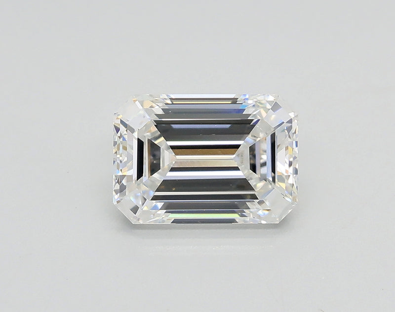 Lab-Grown 1.50 Carat Emerald Cut Diamond color E Clarity VVS2, precious stones, engagement diamonds