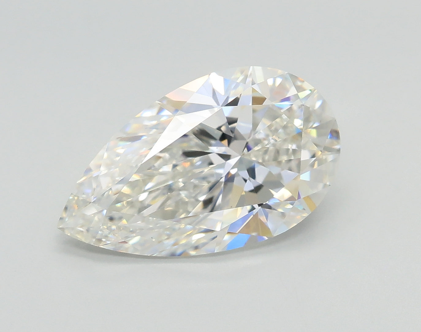 Lab-Grown 3.01 Carat Pear Shape Diamond color F Clarity VS1, precious stones, engagement diamonds
