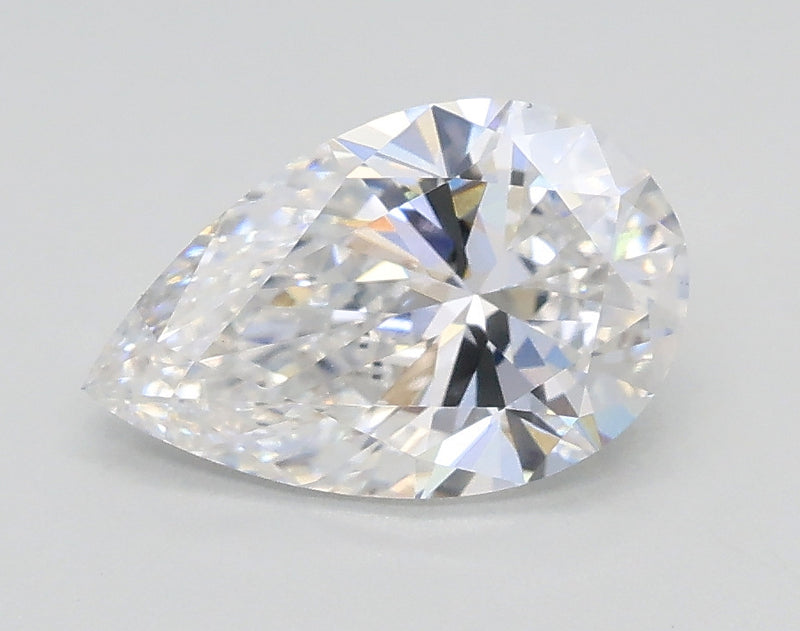 Lab-Grown 1.21 Carat Pear Shape Diamond color E Clarity VS1, precious stones, engagement diamonds