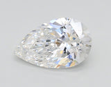 Lab-Grown 1.01 Carat Pear Shape Diamond color E Clarity VS1, precious stones, engagement diamonds