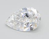 Lab-Grown 1.02 Carat Pear Shape Diamond color D Clarity VS1, precious stones, engagement diamonds