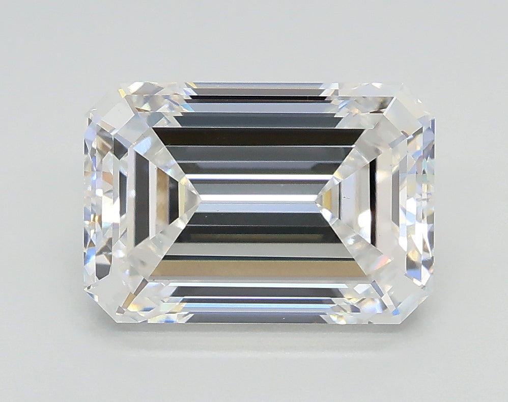 Lab-Grown 2.51 Carat Emerald Cut Diamond color E Clarity VS1 With GIA Certificate, precious stones, engagement diamonds