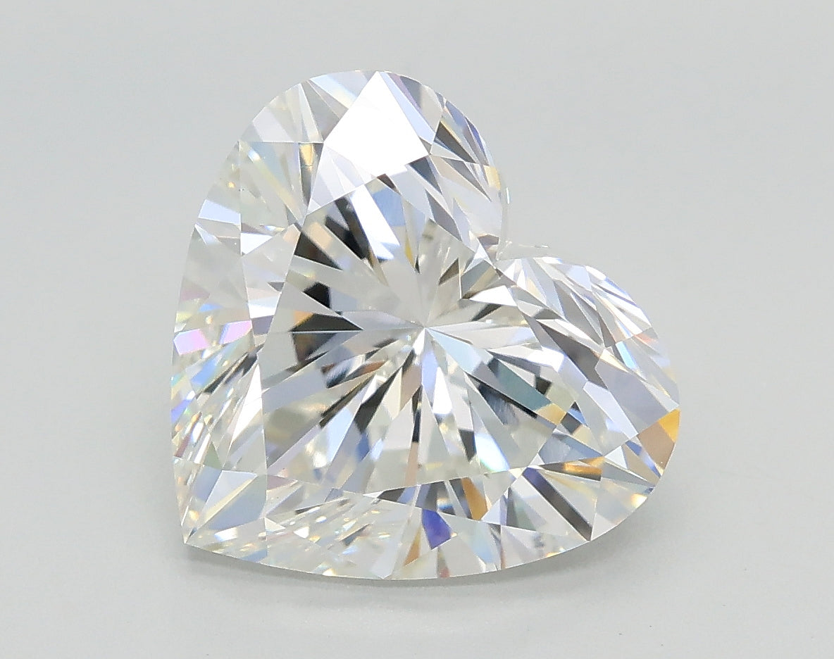 Lab-Grown 3.52 Carat Heart Shape Diamond color F Clarity VS1, precious stones, engagement diamonds