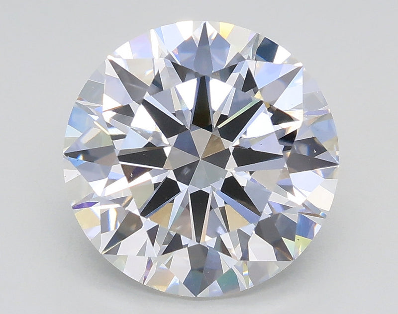 Lab-Grown 3.05 Carat Round Brilliant Diamond color D Clarity VS1, precious stones, engagement diamonds