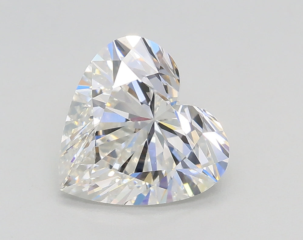 Lab-Grown 1.51 Carat Heart Shape Diamond color E Clarity VVS2, precious stones, engagement diamonds