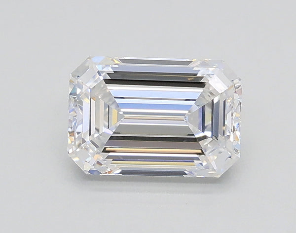 Lab-Grown 1.02 Carat Emerald Cut Diamond color D Clarity VVS2, precious stones, engagement diamonds