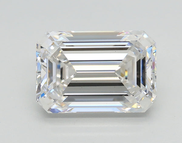 Lab-Grown 3.54 Carat Emerald Cut Diamond color E Clarity VS2, precious stones, engagement diamonds