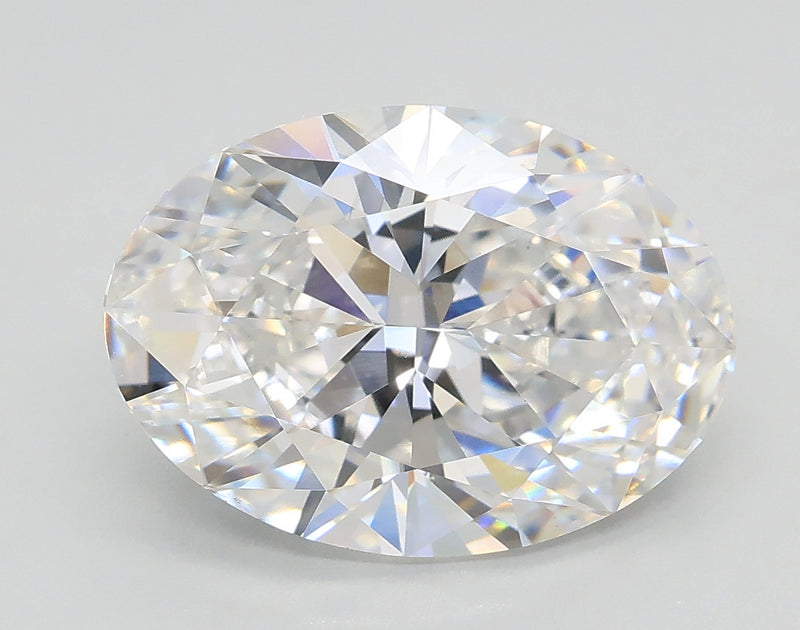 Lab-Grown 3.54 Carat Oval Shape Diamond color D Clarity VS1, precious stones, engagement diamonds