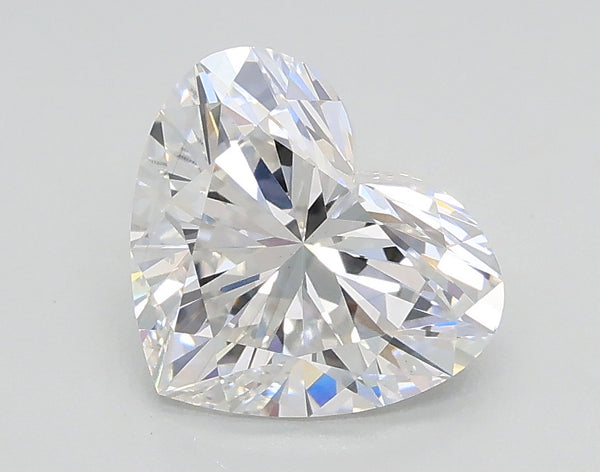 Lab-Grown 1.34 Carat Heart Shape Diamond color E Clarity VS1, precious stones, engagement diamonds