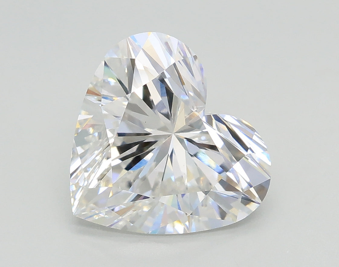 Lab-Grown 2.56 Carat Heart Shape Diamond color F Clarity VS1, precious stones, engagement diamonds