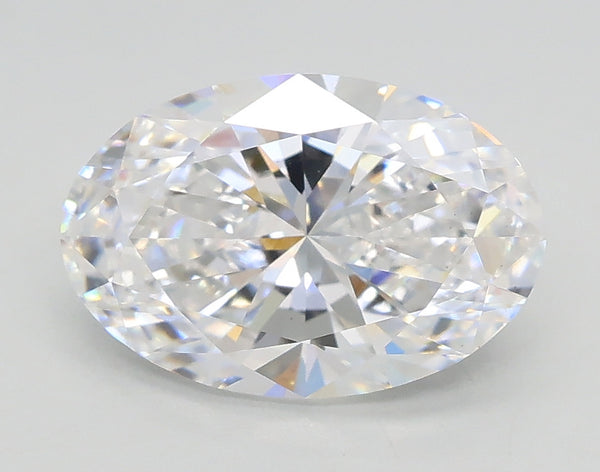 Lab-Grown 2.01 Carat Oval Shape Diamond color D Clarity VS2, precious stones, engagement diamonds