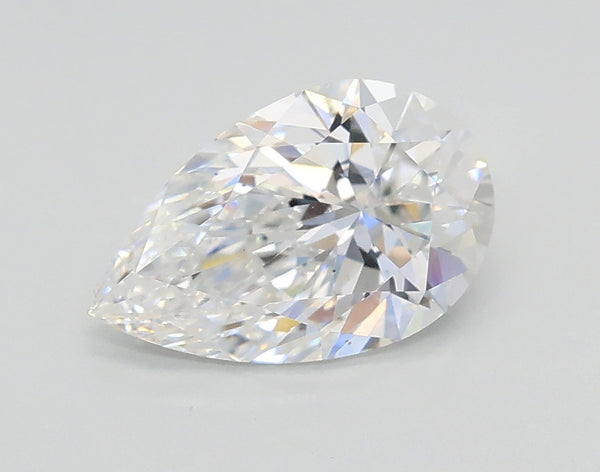 Lab-Grown 1.06 Carat Pear Shape Diamond color D Clarity VS2, precious stones, engagement diamonds