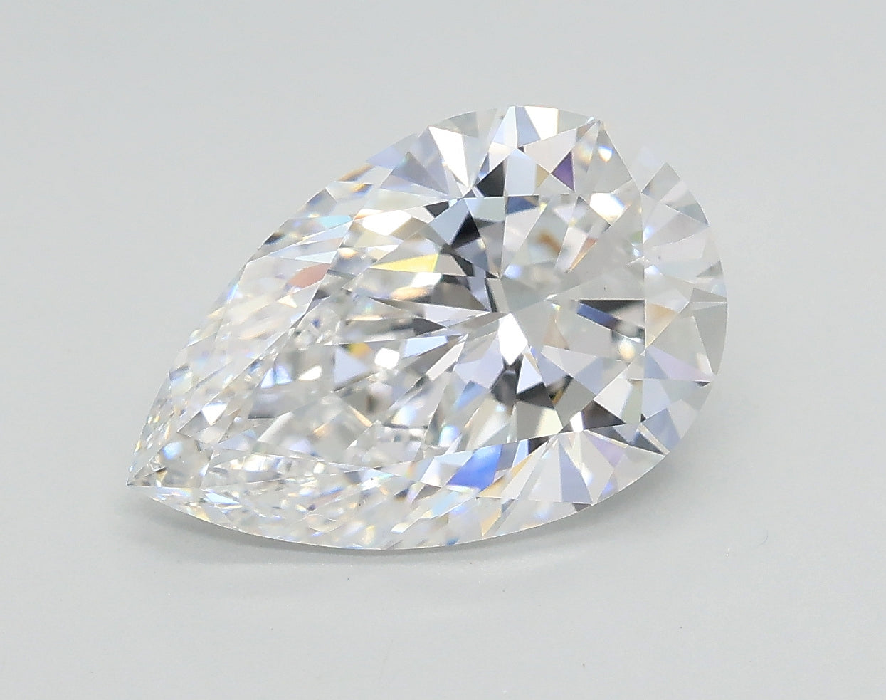 Lab-Grown 2.71 Carat Pear Shape Diamond color E Clarity VS1, precious stones, engagement diamonds