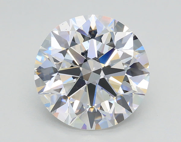 Lab-Grown 3.51 Carat Round Brilliant Diamond color D Clarity VS2, precious stones, engagement diamonds