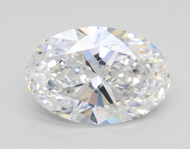 Lab-Grown 1.01 Carat Oval Shape Diamond color D Clarity VS2, precious stones, engagement diamonds