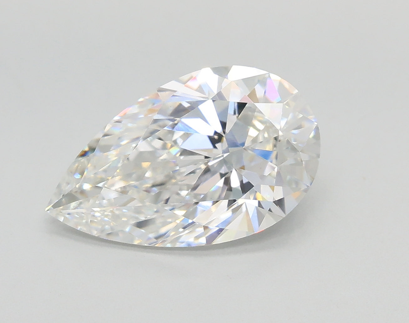 Lab-Grown 2.51 Carat Pear Shape Diamond color F Clarity VS1, precious stones, engagement diamonds
