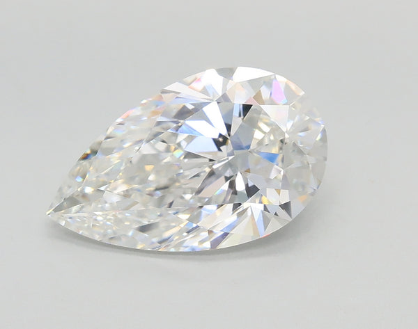 Lab-Grown 2.51 Carat Pear Shape Diamond color F Clarity VS1, precious stones, engagement diamonds