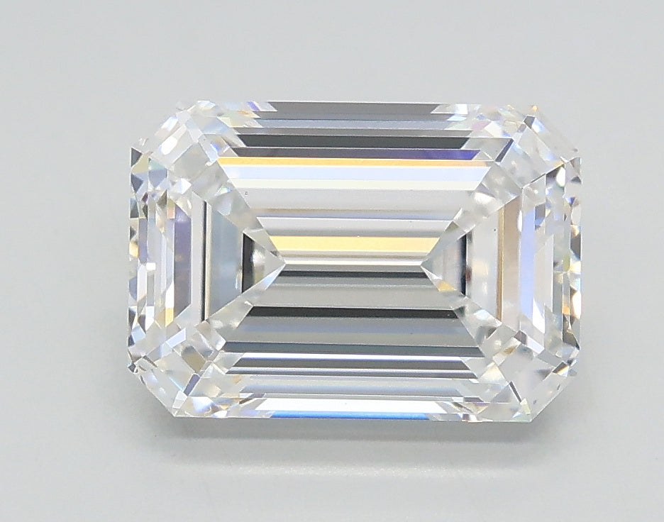 Lab-Grown 2.06 Carat Emerald Cut Diamond color E Clarity VS1 With GIA Certificate, precious stones, engagement diamonds