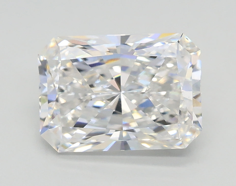 Lab-Grown 2.07 Carat Radiant Cut Diamond color E Clarity VS1, precious stones, engagement diamonds