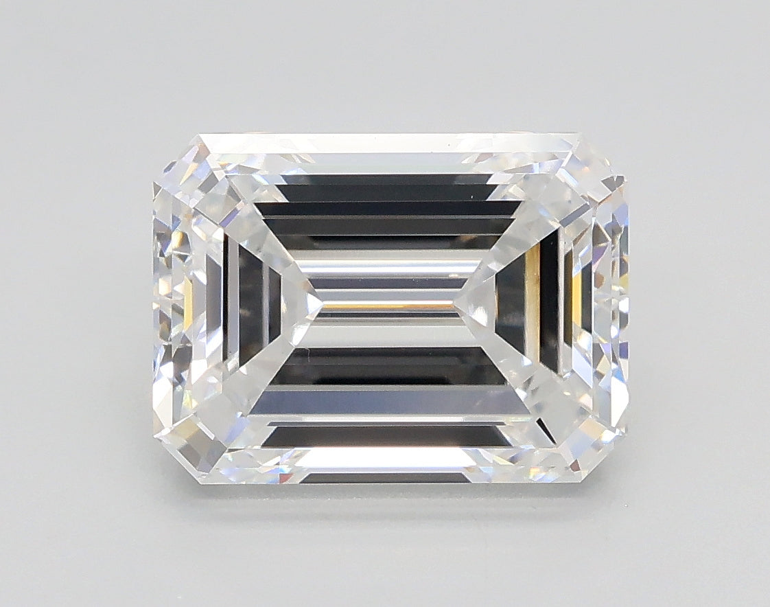 Lab-Grown 3.01 Carat Emerald Cut Diamond color E Clarity VS1 With GIA Certificate, precious stones, engagement diamonds