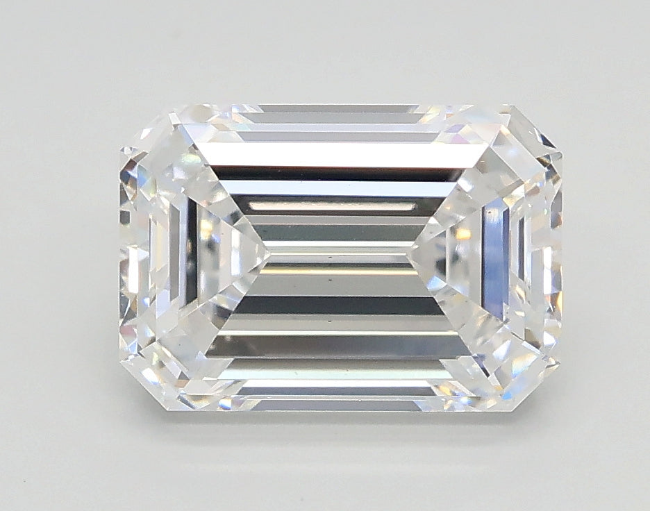 Lab-Grown 2.03 Carat Emerald Cut Diamond color E Clarity VS1, precious stones, engagement diamonds