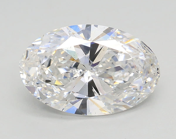 Lab-Grown 2.02 Carat Oval Shape Diamond color E Clarity SI1, precious stones, engagement diamonds
