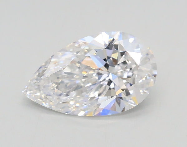 Lab-Grown 1.06 Carat Pear Shape Diamond color D Clarity VS2, precious stones, engagement diamonds