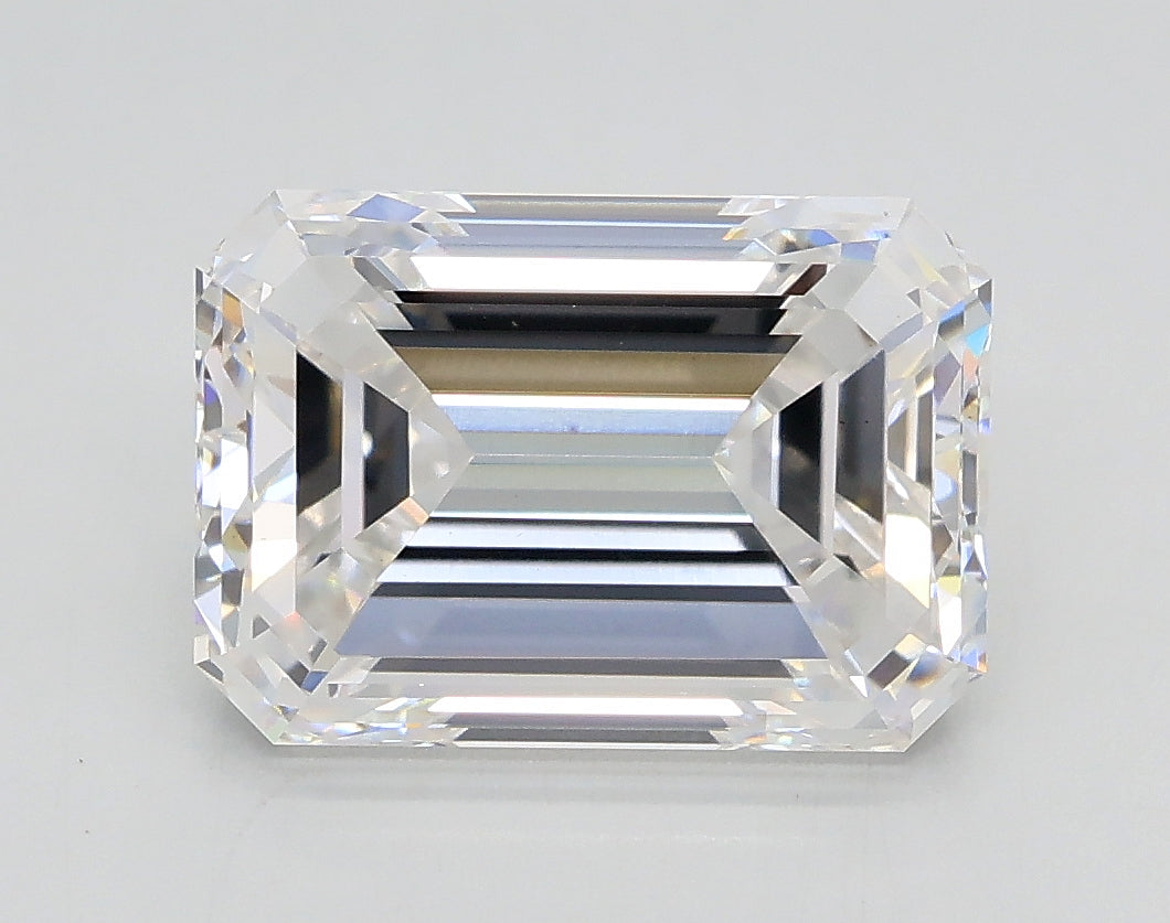 Lab-Grown 3.01 Carat Emerald Cut Diamond color E Clarity VS2 With GIA Certificate, precious stones, engagement diamonds